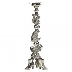 HOME DECO SILVER SHOE ANIMAL CANDLEHOLDER 60 